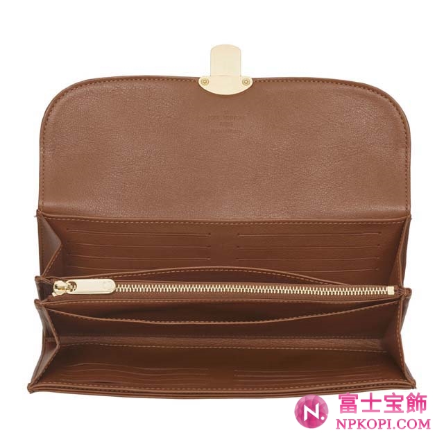 (LOUIS VUITTON)ルイヴィトン財布コピー マヒナ クラッチアメリア コニャック M58124